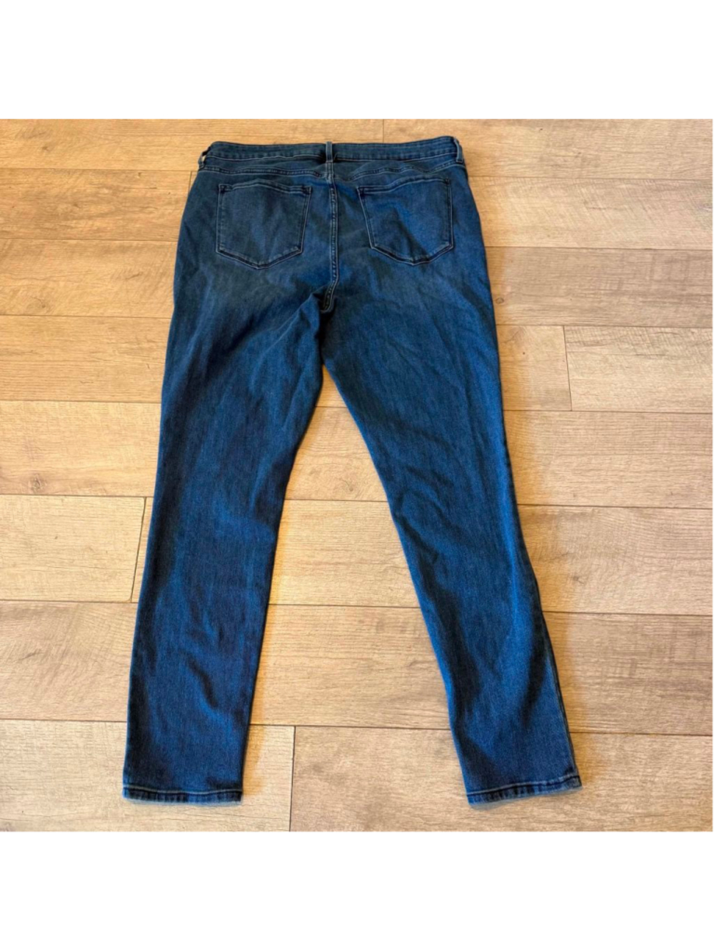 Old Navy Women's Dark Wash Skinny Jeans Stretch Denim Pants Blue